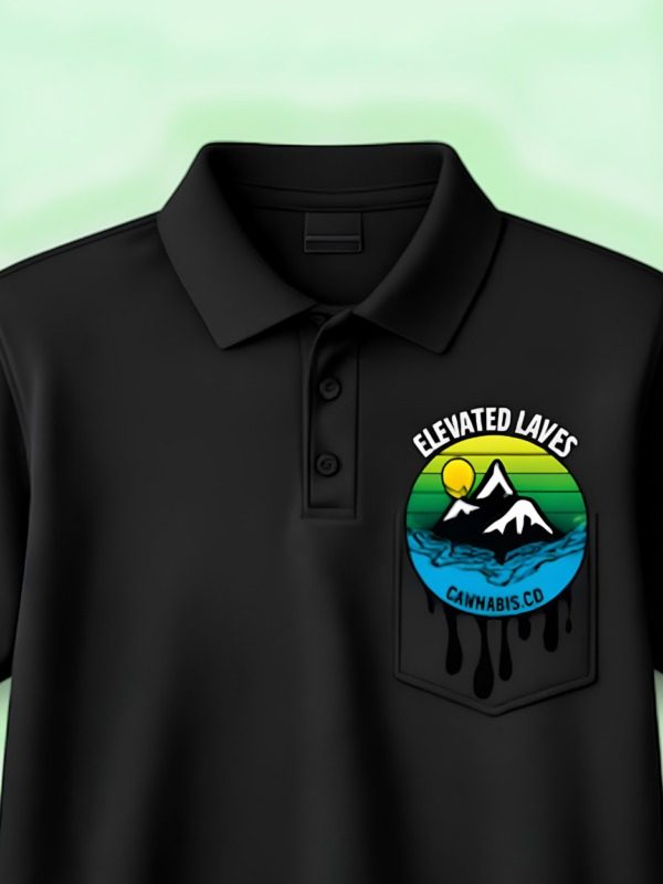 Elevated Lakes custom knit polo