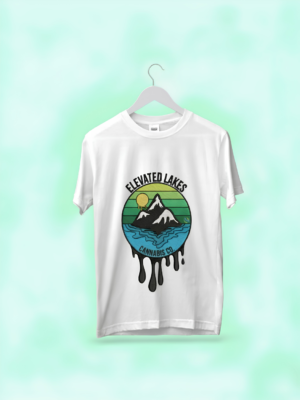 Elevated Lakez White T-Shirt – Clean Streetwear Essential